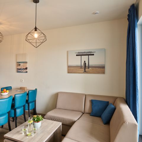 Apartement 4 Personen - Komfort-Suite Balkon | 2 Schlafzimmer - 1 Doppelbett - 1 Etagenbett