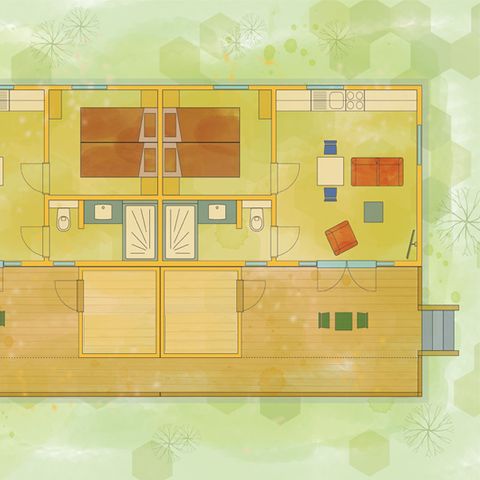 Mobilheim 2 Personen - Mobilheim/Chalet Forelle