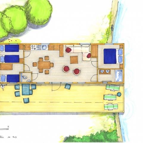 Mobilheim 6 Personen - Karpfen