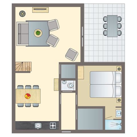 Bungalow 6 Personen - 6C2