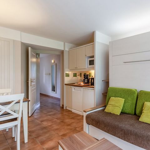 Studio 3 Personen - Studio - 1 Schlafnische - Terrasse oder Balkon - Gartengeschoss - Stadtteil Quartier de Hameau