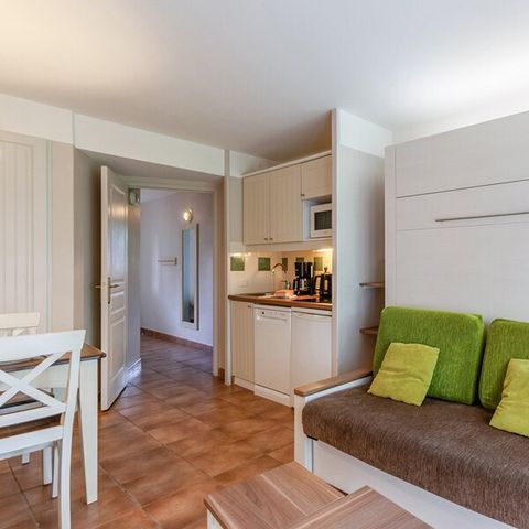 Studio 3 Personen - Studio - 1 Schlafnische - Terrasse oder Balkon - Gartengeschoss - Stadtteil Quartier de Hameau