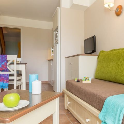 Wohnung 6 personen - - 1 Schlafzimmer + 1 Schlafnische - Duplex - Terrasse oder Balkon - Stadtteil Quartier de Hameau