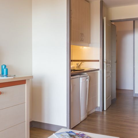 Studio 4 personen - Studio - 1 Schlafalkoven - Terrasse