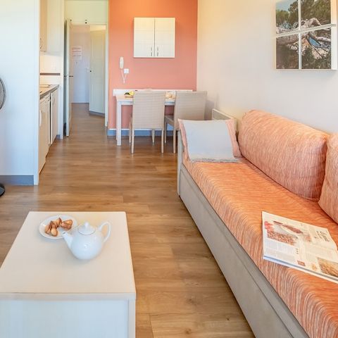 Studio 4 personen - 1 Schlafbereich - Terrasse