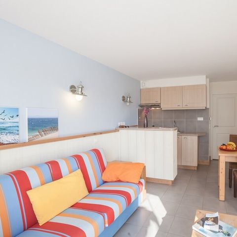 Wohnung 4 personen - 1 Schlafzimmer - Terrasse oder Balkon