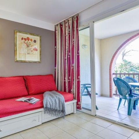 Studio 4 personen - Studio 4 Personen - 1 Schlafbereich - Terrasse oder Balkon - ca. 27 m² (RUL14)