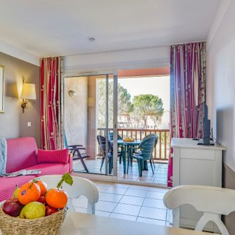 Studio 4 personen - Wohnung 4 Personen - 1 Schlafzimmer - Terrasse oder Balkon - ca. 35 m² (RUL24)