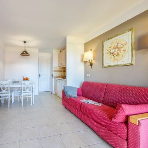 Studio 4 personen - Wohnung 4 Personen - 1 Schlafzimmer - Terrasse oder Balkon - ca. 35 m² (RUL24)