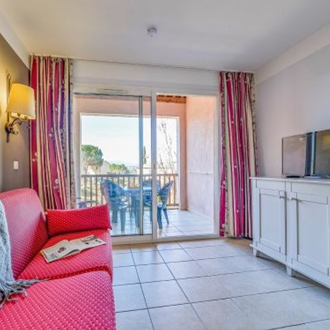 Studio 4 personen - Wohnung 4 Personen - 1 Schlafzimmer - Terrasse oder Balkon - ca. 35 m² (RUL24)