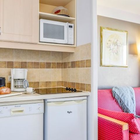 Studio 4 personen - Wohnung 4 Personen - 1 Schlafzimmer - Terrasse oder Balkon - ca. 35 m² (RUL24)
