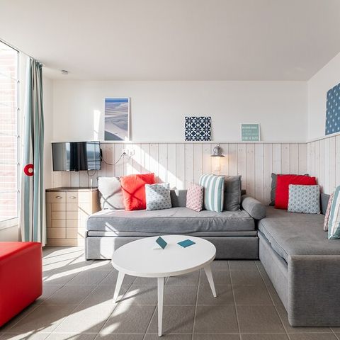 Wohnung 7 personen - - 2 Schlafzimmer + 1 Schlafalkoven - Duplex - Meerblick - Außergewöhnlich