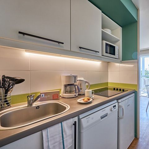 Wohnung 4 personen - 1 Schlafzimmer - Terrasse oder Balkon - Renoviert