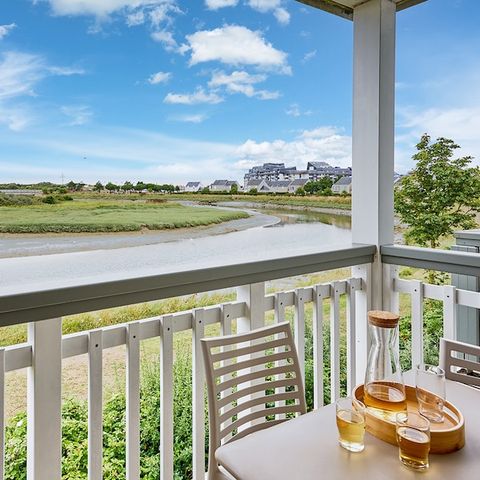 Wohnung 4 personen - 1 Schlafzimmer - Terrasse oder Balkon - Blick auf Heckenlandschaft - Renoviert