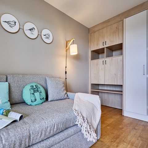 Wohnung 4 personen - 1 Schlafzimmer - Terrasse oder Balkon - Blick auf Heckenlandschaft - Renoviert