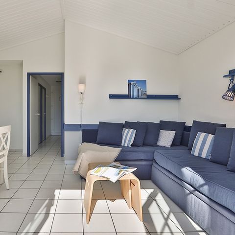 Wohnung 6 personen - - 1 Schlafzimmer + 1 Schlafalkoven - Terrasse oder Balkon - Stadtteil Village de Golf