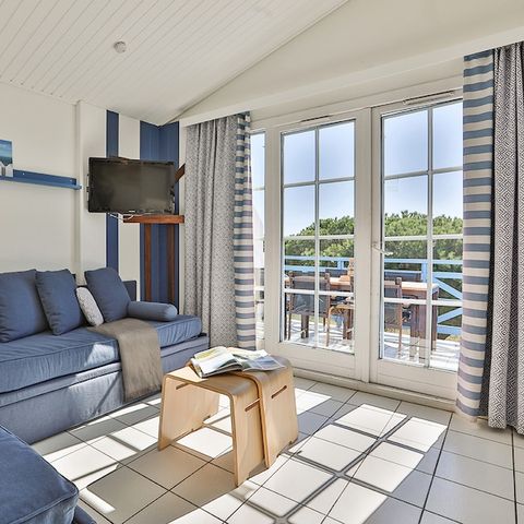 Wohnung 6 personen - - 1 Schlafzimmer + 1 Schlafalkoven - Terrasse oder Balkon - Stadtteil Village de Golf