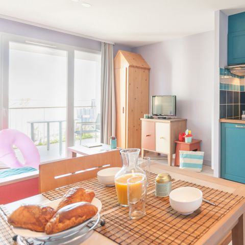 Apartement 3 Personen - - 1 Schlafzimmer - Terrasse oder Balkon - Meerblick