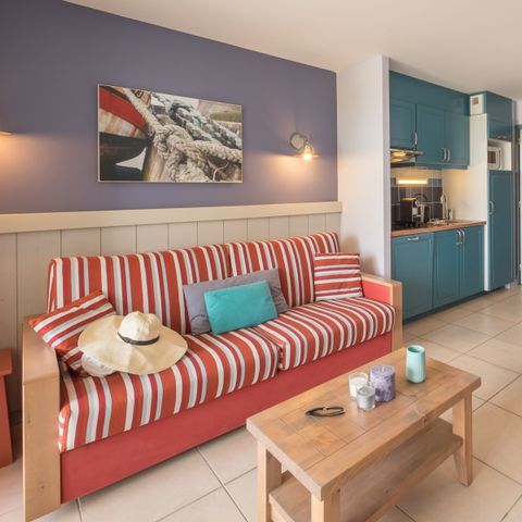 Apartement 4 Personen - - 1 Schlafzimmer - Terrasse oder Balkon - Meerblick