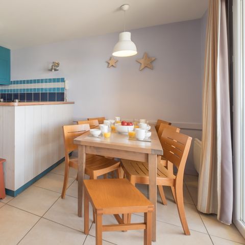 Wohnung 6 personen - 1 Schlafzimmer - 1 Schlafnische - Terrasse oder Balkon - Freier Meerblick - Direkt am Meer