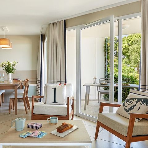 Wohnung 6 personen - 1 Schlafzimmer - 1 Schlafalkoven - Terrasse oder Balkon - Meerblick