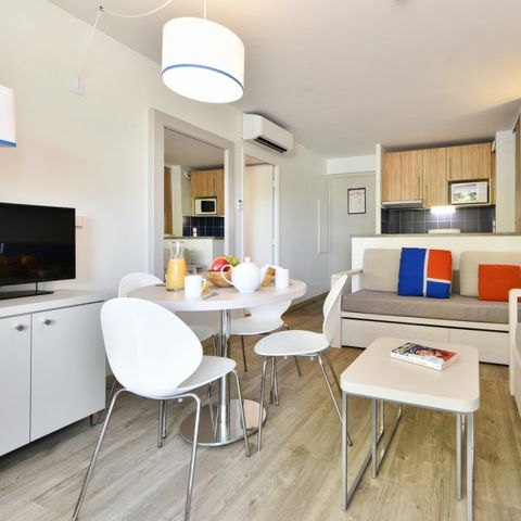 Studio 4 Personen - Studio - 1 Schlafalkoven - Terrasse - klimatisiert