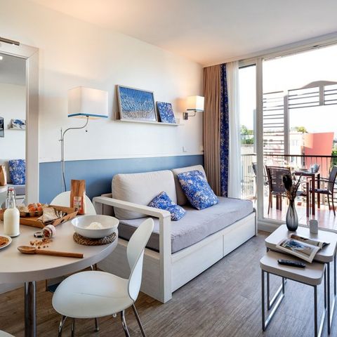 Apartement 4 Personen - - 1 Schlafzimmer - Whirlpool - Terrasse - klimatisiert - Hafenblick
