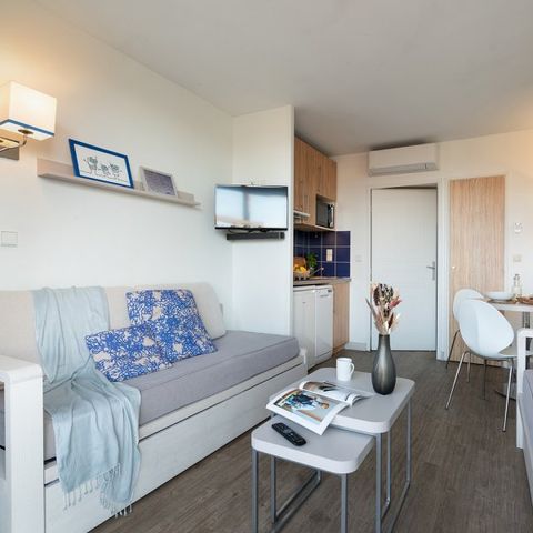 Apartement 4 Personen - - 1 Schlafzimmer - Whirlpool - Terrasse - klimatisiert - Hafenblick