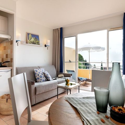 Studio 4 personen - Studio 4 Personen - 1 Schlafbereich - Terrasse oder Balkon - Meerblick