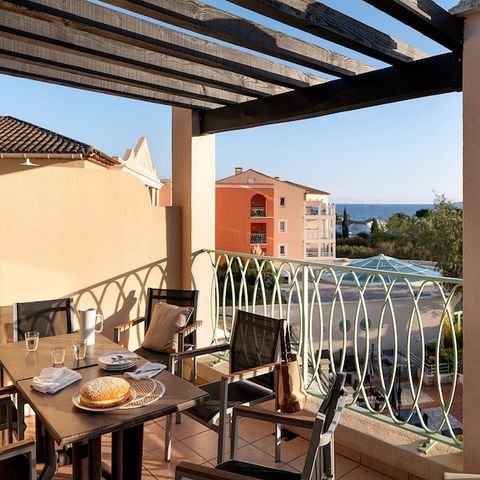 Apartement 6 Personen - Wohnung 6 Personen - 1 Schlafzimmer + 1 Schlafbereich - Terrasse oder Balkon - Meerblick