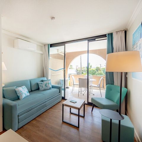 Apartement 4 Personen - - 1 Schlafzimmer - Klimatisiert - Terrasse oder Balkon
