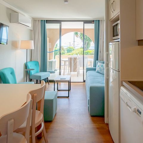 Apartement 6 Personen - - 1 Schlafzimmer + 1 Schlafnische - Klimatisiert - Terrasse oder Balkon