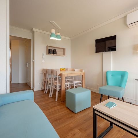 Apartement 6 Personen - - 1 Schlafzimmer + 1 Schlafnische - Klimatisiert - Terrasse oder Balkon