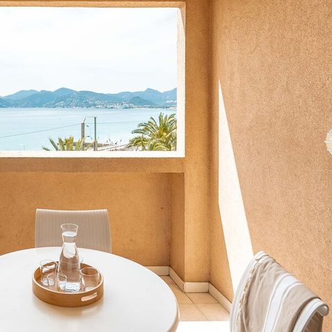 Studio 4 personen - Studio - 1 Schlafnische - Klimatisiert - Terrasse oder Balkon - Meerblick
