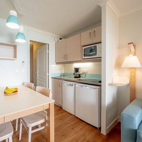 Studio 4 personen - Studio - 1 Schlafnische - klimatisiert - Terrasse oder Balkon