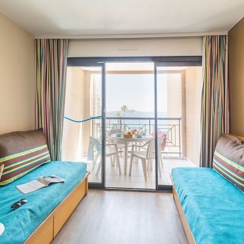 Studio 5 personen - Studio - 1 Schlafnische - Meerblick - Terrasse oder Balkon