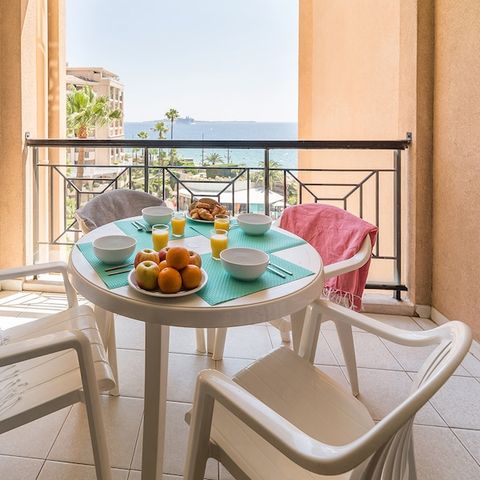 Studio 5 personen - Studio - 1 Schlafnische - Meerblick - Terrasse oder Balkon
