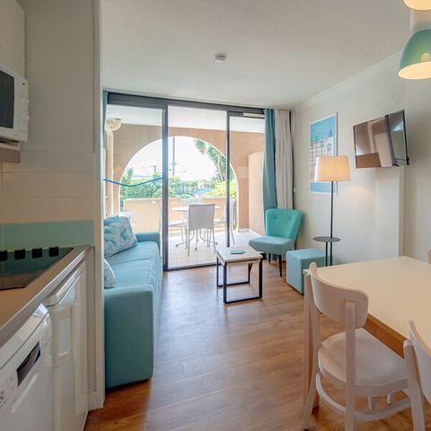 Apartement 4 Personen - - 1 Schlafzimmer - Klimatisiert - Terrasse oder Balkon