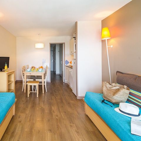 Wohnung 7 personen - 1 Schlafzimmer - 1 Schlafalkoven - Meerblick - Terrasse oder Balkon