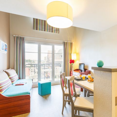 Wohnung 4 personen - - 1 Schlafzimmer - Duplex - Terrasse oder Balkon