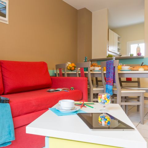 Ferienhaus 6 personen - - 2 Schlafzimmer - Duplex - Kamin - Terrasse