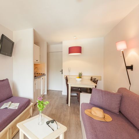 Studio 4 personen - Studio - 1 Schlafalkoven - Terrasse oder Balkon
