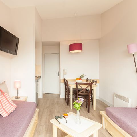 Wohnung 4 personen - - 1 Schlafzimmer - Terrasse oder Balkon - Gartenblick