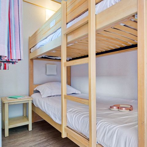 Wohnung 6 personen - 1 Schlafzimmer + 1 Schlafbereich -Terrasse oder Balkon - Gartenblick