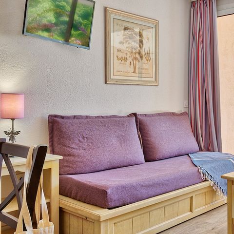 Wohnung 6 personen - 1 Schlafzimmer + 1 Schlafbereich -Terrasse oder Balkon - Gartenblick