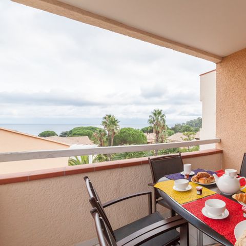 Apartement 5 Personen - - 1 Schlafzimmer - Terrasse oder Balkon - Meerblick - Südlage