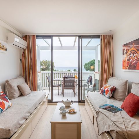 Apartement 7 Personen - - 1 Schlafzimmer + 1 Schlafalkoven - Terrasse oder Balkon - Meerblick - Südlage
