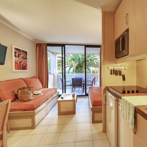 Studio 4 personen - Studio 4 Personen - 1 Schlafbereich - Terrasse oder Balkon