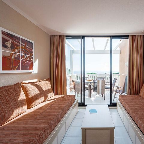 Wohnung 6 personen - Apartment 6 pers-1 Schlafzimmer+1 Schlafbereich-Terrasse oder Balkon-Meerblick-Südseite