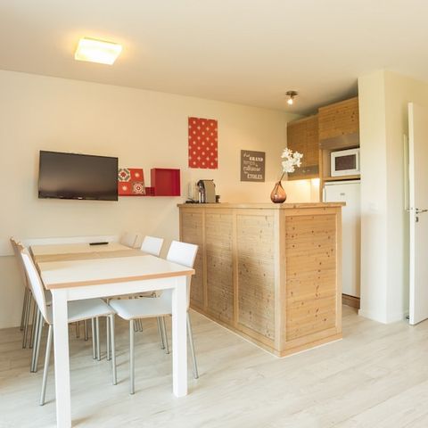 Apartement 6 Personen - - 1 Schlafzimmer + 1 Schlafalkoven - Gartenblick